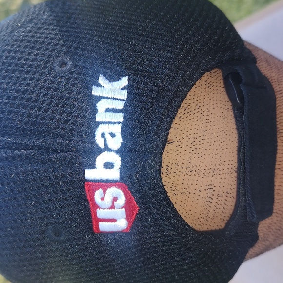 NBA Minnesota Timberwolves Mesh Back US Bank Embroidered Strap-on Cap Hat - Picture 5 of 11